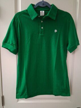 Flint Park Men's Short Sleeve Match Tennis Polo Kelly Green SZ M  NWT